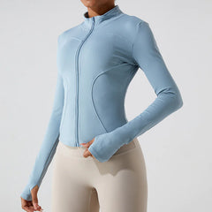 Fleece-Lined Yoga Jacket